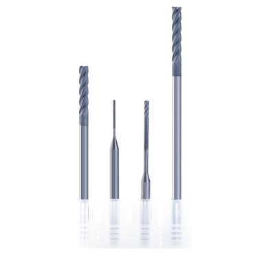 গ্রাফাইট মেশিনিংয়ের জন্য ডায়মন্ড কোটিংযুক্ত কার্বাইড ফ্ল্যাট ফেস এন্ড মিল