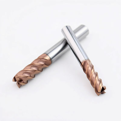 কার্বাইড ৪ ফ্লুট এন্ড মিল মোল্ড স্টিলের জন্য, ৬০ এইচআরসি পর্যন্ত