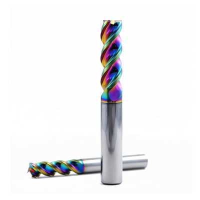 অ্যালুমিনিয়াম CNC মেশিনিংয়ের জন্য DLC কোটিংযুক্ত টাংস্টেন কার্বাইড মিলিং কাটার