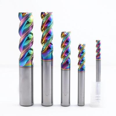 অ্যালুমিনিয়াম CNC মেশিনিংয়ের জন্য DLC কোটিংযুক্ত টাংস্টেন কার্বাইড মিলিং কাটার