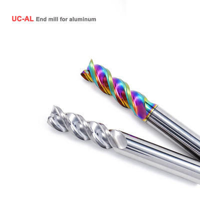 অ্যালুমিনিয়াম CNC মেশিনিংয়ের জন্য DLC কোটিংযুক্ত টাংস্টেন কার্বাইড মিলিং কাটার