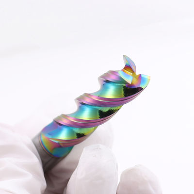 অ্যালুমিনিয়াম CNC মেশিনিংয়ের জন্য DLC কোটিংযুক্ত টাংস্টেন কার্বাইড মিলিং কাটার